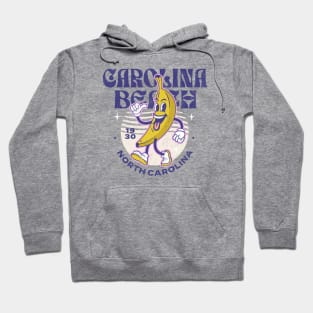 Carolina Beach, NC Summertime Vacationing Strutting Banana Hoodie